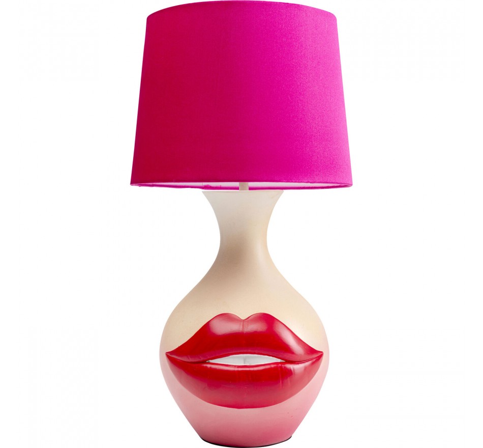 Lampe lèvres rouges 43cm Kare Design