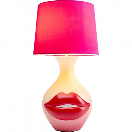 Lampe lèvres rouges 43cm Kare Design