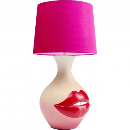 Lampe lèvres rouges 43cm Kare Design
