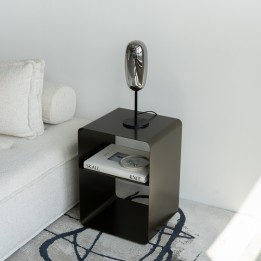 Lampe en acier noir et verre - Columbo - Kare Design