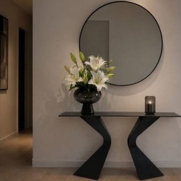 Vase en verre noir - Divine - Kare Design