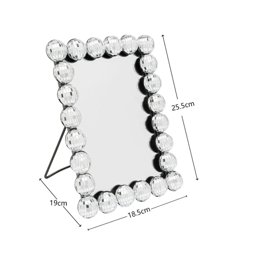 Table Mirror Disco Balls 19x26cm Kare Design