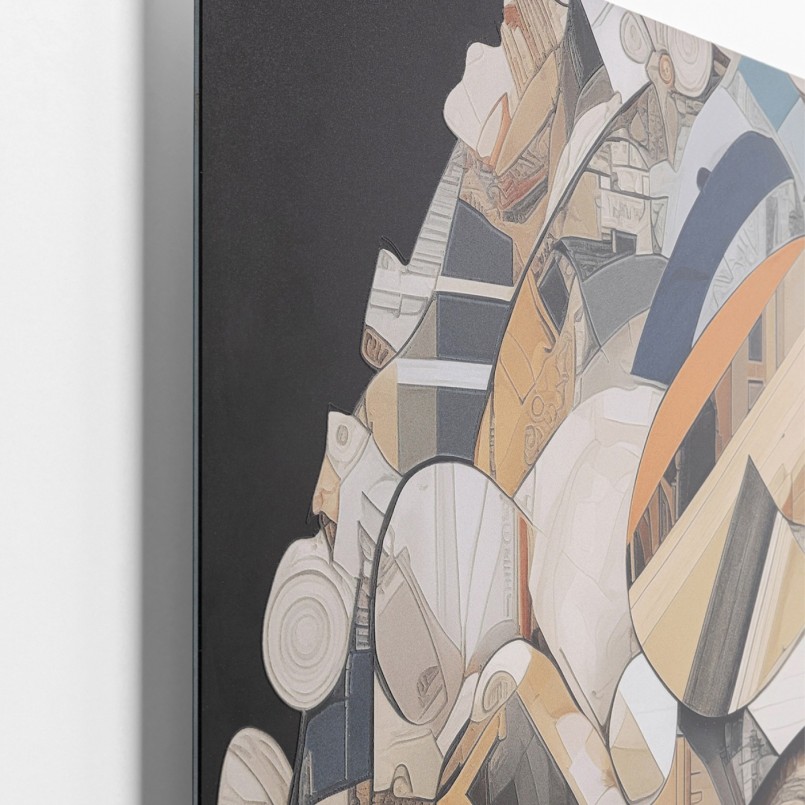 Glass Picture woman Art Geo 120x120cm Kare Design