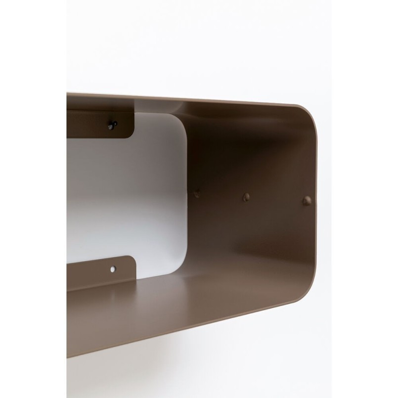 Étagère murale taupe en acier - Lounge - Kare Design