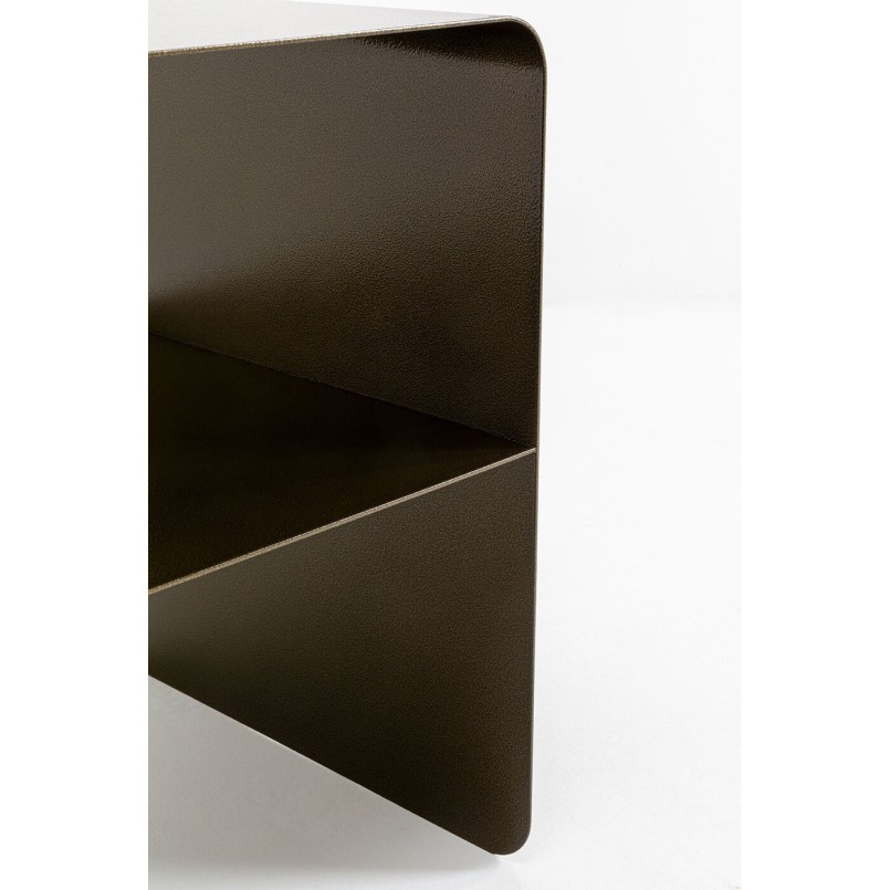 Table basse bronze en acier - Lounge - Kare Design