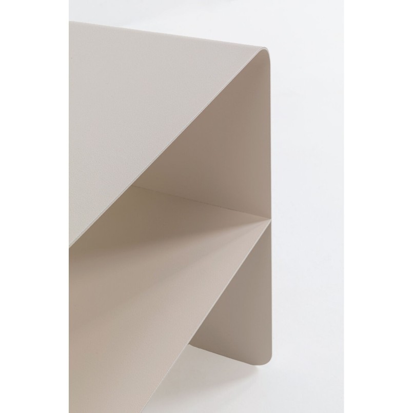 Table basse crème en acier - Lounge - Kare Design
