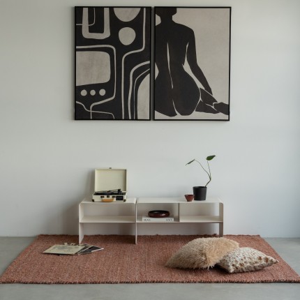 Tapis Boucara 240x170cm brique Kare Design