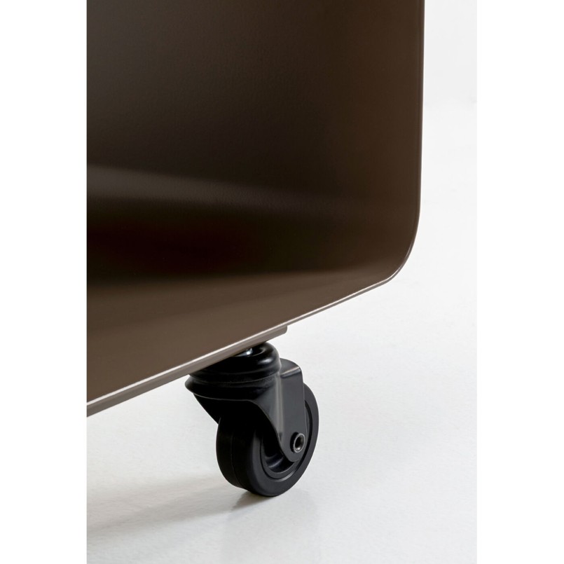 TV board Lounge on wheels taupe Kare Design