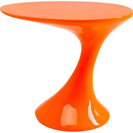 Table d'appoint ovale orange - Lolly - Kare Design