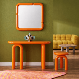 Table d'appoint orange - Eliano - Kare Design