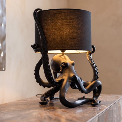 Table Lamp octopus black 48cm Kare Design