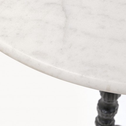 Table de bar Bistrot 60cm marbre blanc Kare Design
