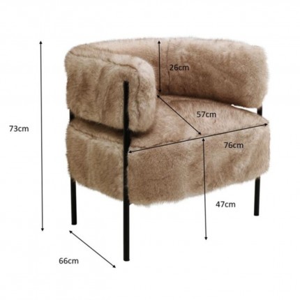 Armchair Lilja Soft Kare Design