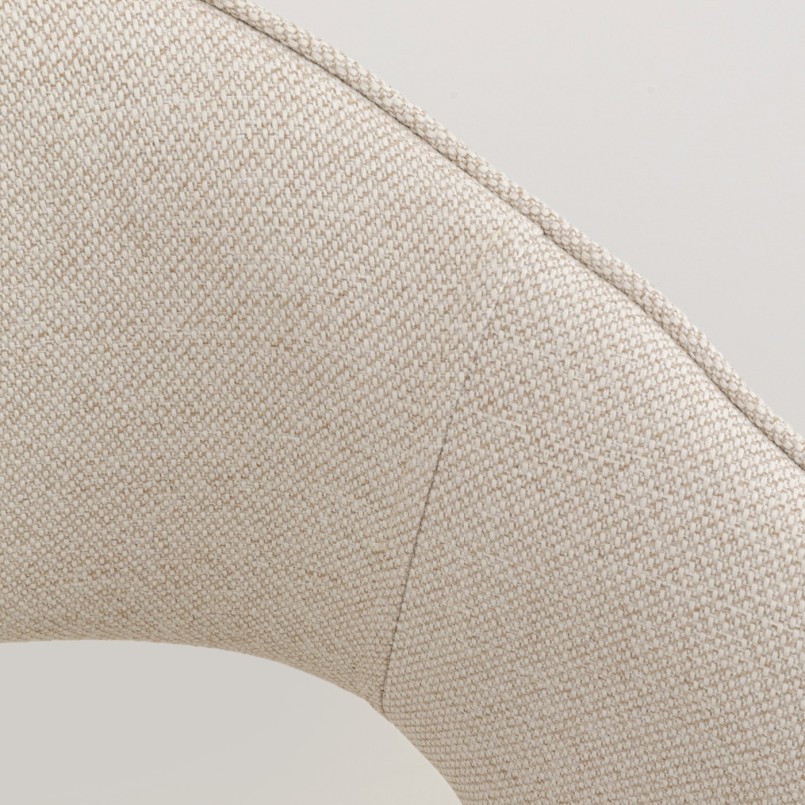 Swivel chair with armrests Gina black Kare Design