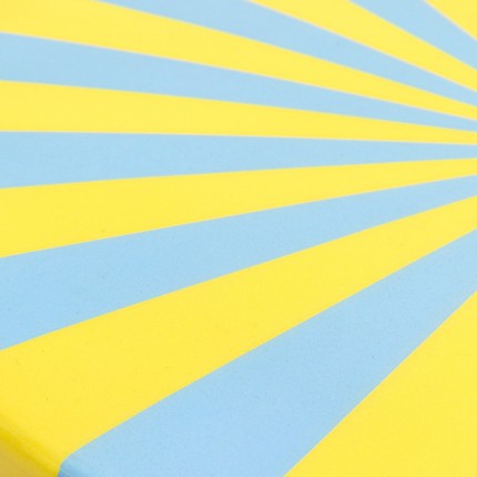 Side Table Candy Ø30cm blue and yellow Kare Design