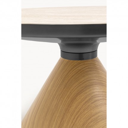 Coffee Table Cono Travertino Ø70cm oak Kare Design