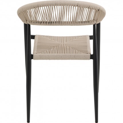 Chair with armrests Palma cream Kare Design