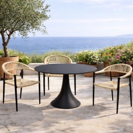 Chair with armrests Palma cream Kare Design