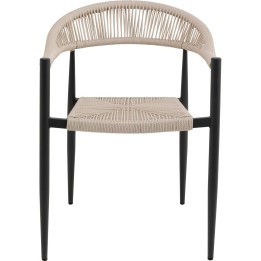 Chair with armrests Palma cream Kare Design