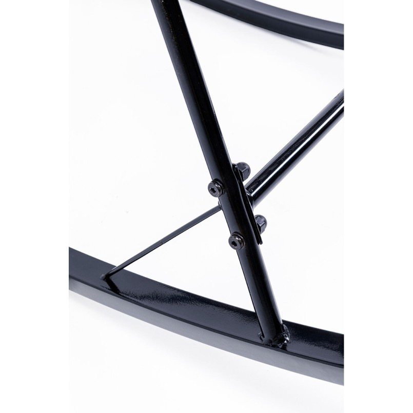 Black garden rocking chair - Acapulco - Kare Design