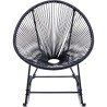 Black garden rocking chair - Acapulco - Kare Design