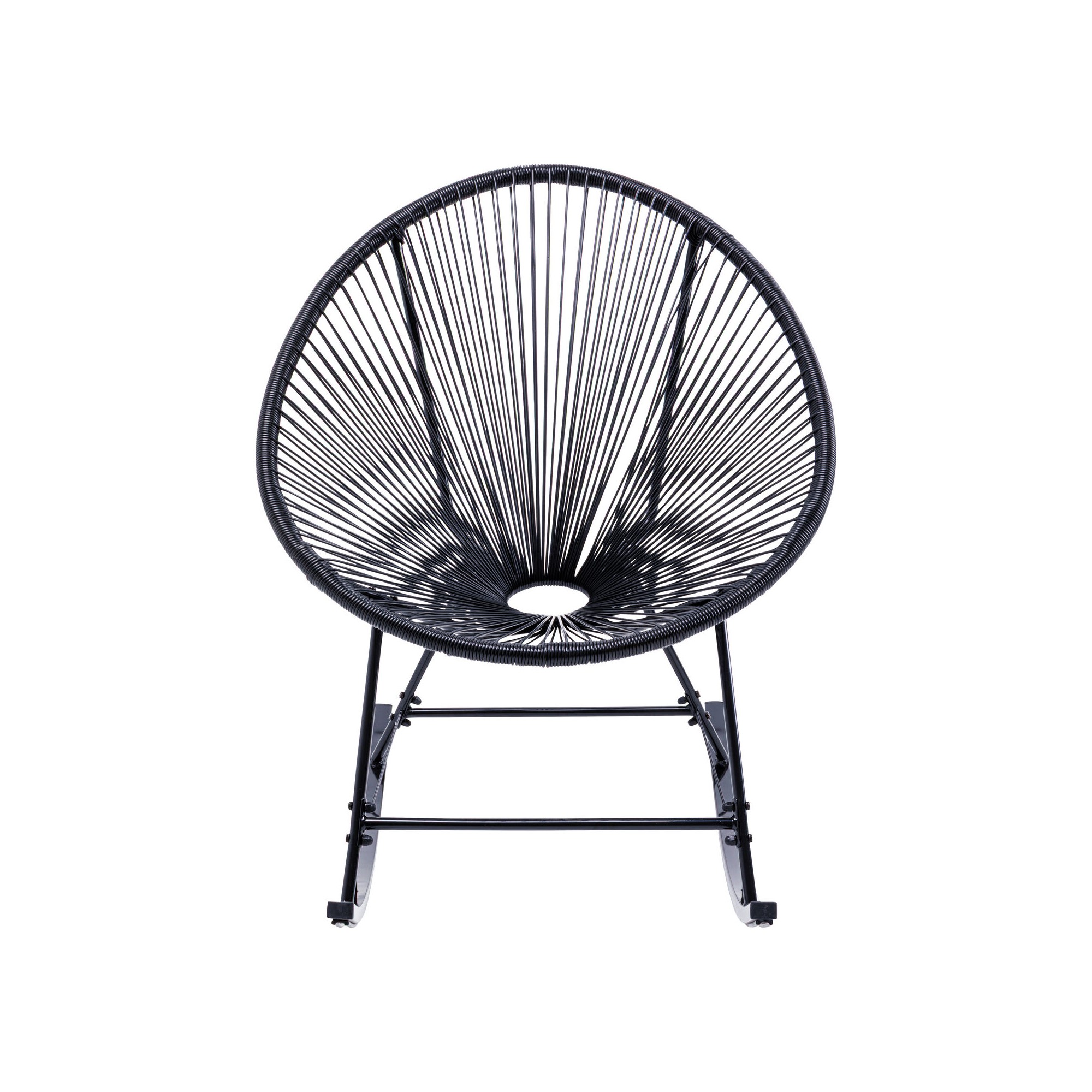 Fauteuil à bascule Acapulco noir Kare Design