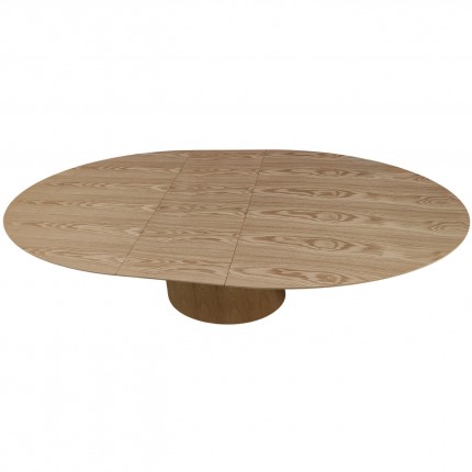 Table à rallonge Benvenuto ovale frêne Kare Design
