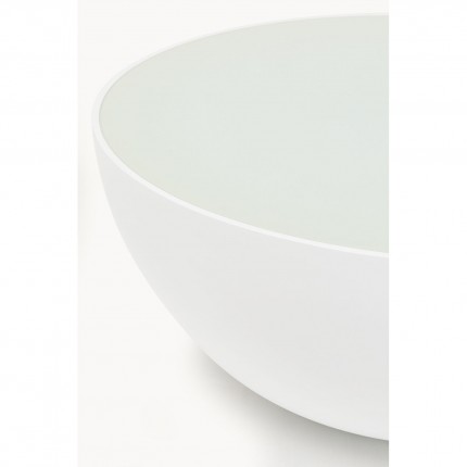 Table basse Lounge blanche 80cm Kare Design