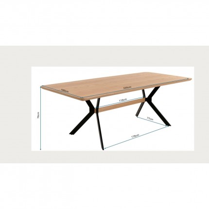 Table Midtown 220x100cm Kare Design