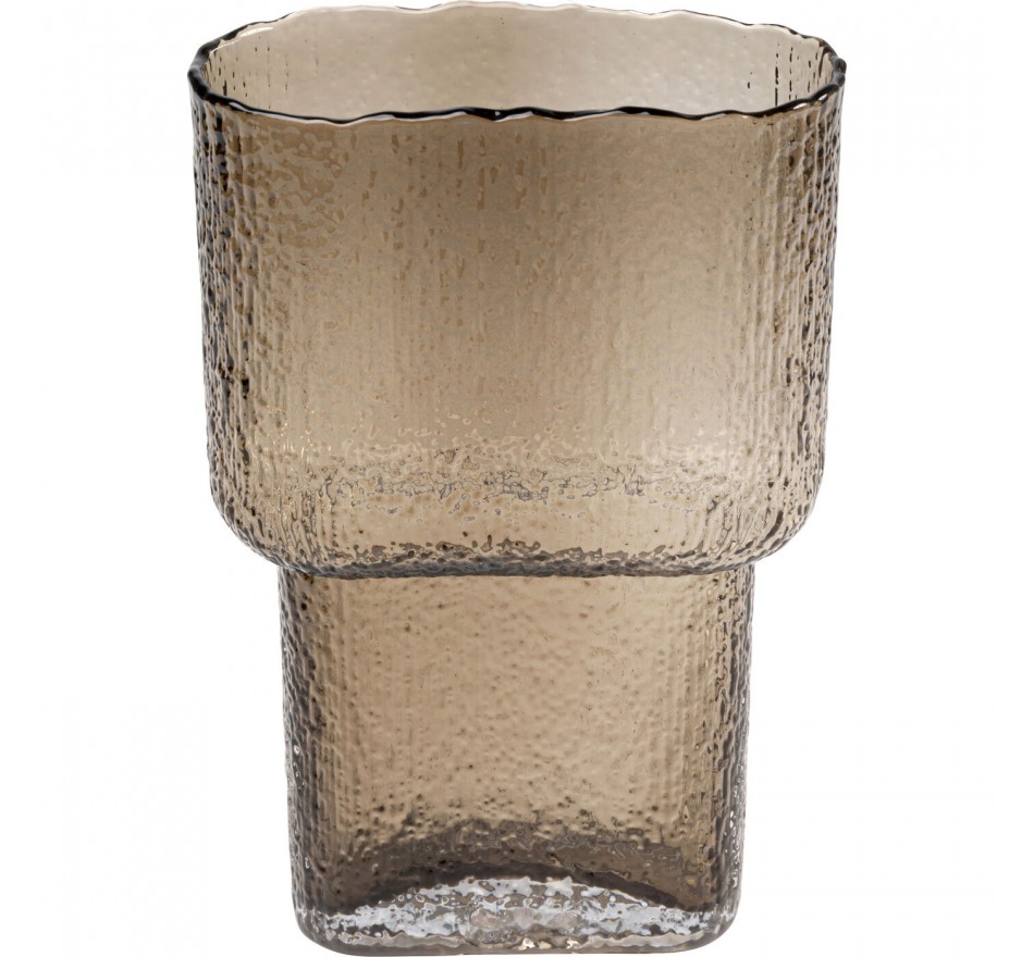 Vase Fashionista brown 28cm Kare Design