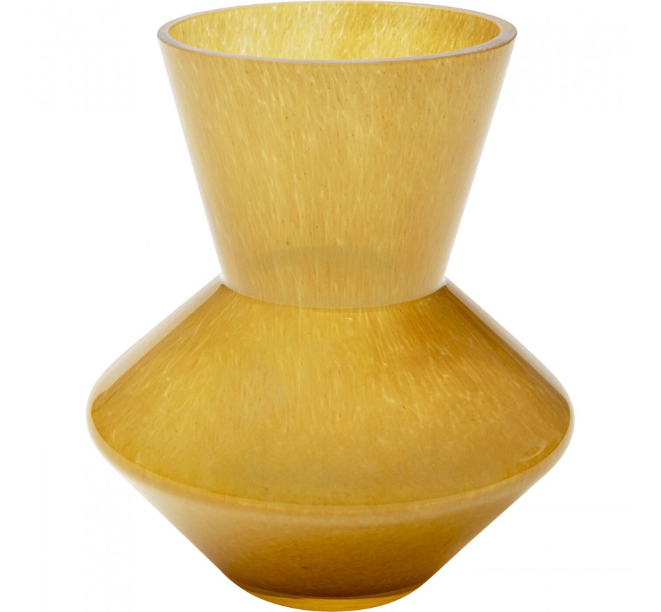 Vase Flashy jaune 20cm Kare Design