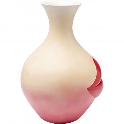 Vase lèvres rouges 50cm Kare Design