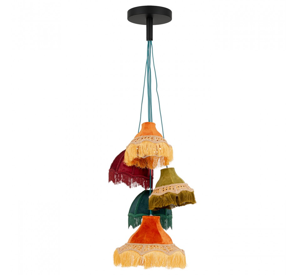 Pendant Lamp Saloon Fringes 5 Kare Design