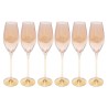 Champagne Glass Bina Mocca (6/set) Kare Design