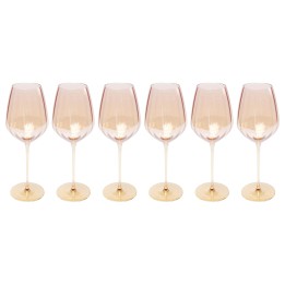 White Wine Glass Bina Mocca (6/set) Kare Design