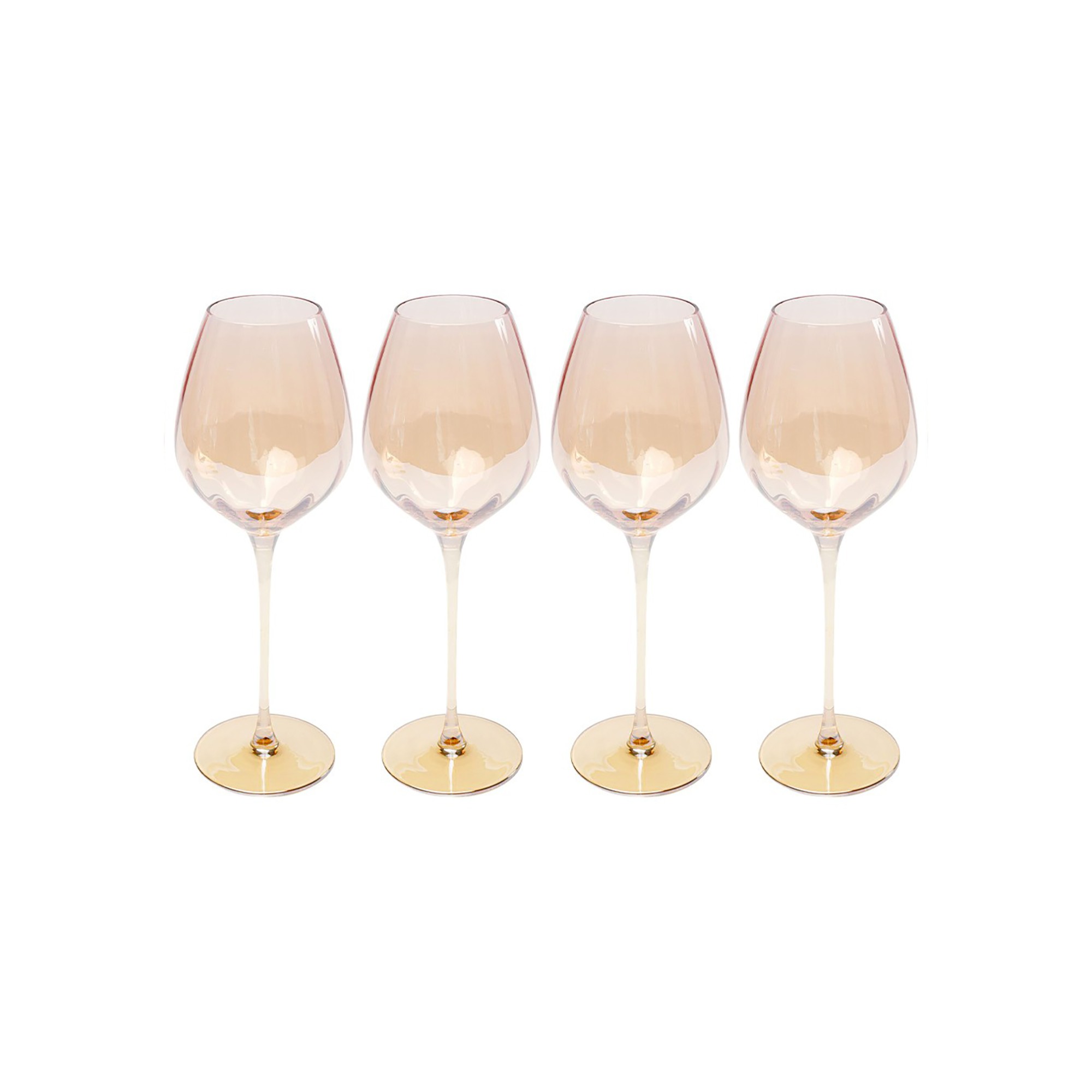 Verres à vin rouge Bina Mocca set de 4 Kare Design