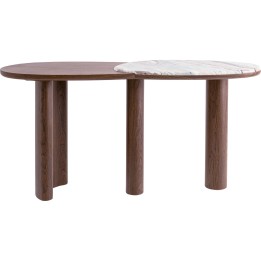 Console brune en marbre - Suri - Kare Design