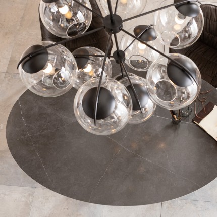 Table Grande Possibilita 180x120cm noire et grès Kare Design