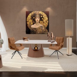 Table à manger design en marbre - Geraldo - Kare Design