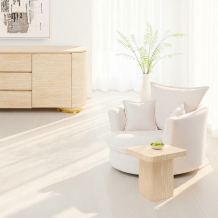 Side Table Travertino 50x50cm Kare Design