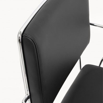Chaise de bureau pivotante Dottore noire Kare Design
