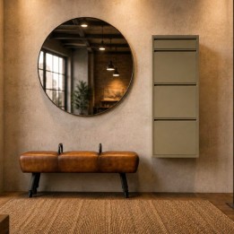 Casier à chaussures vert kaki 3+1 tiroirs - Caruso - Kare Design