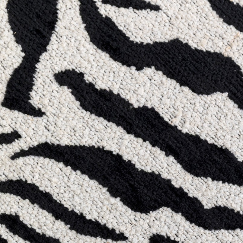 Swivel Stool Pepino 45x45cm tiger black Kare Design