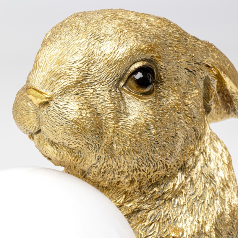 Table Lamp sitting rabbit gold Kare Design