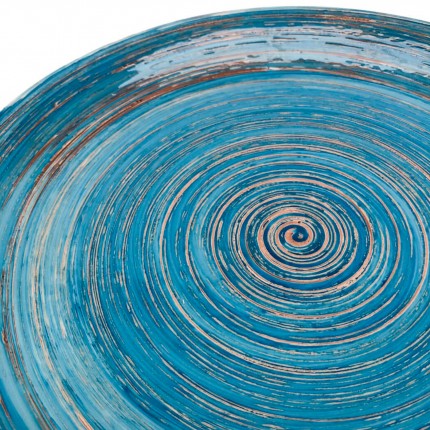 Assiettes Swirl 27cm bleues set de 4 Kare Design