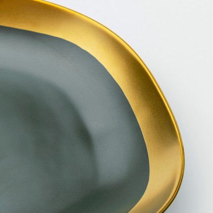 Assiettes Vibrations 27cm vertes set de 4 Kare Design