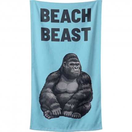 Serviettes de plage Beach Beast 90x170cm set de 2 Kare Design