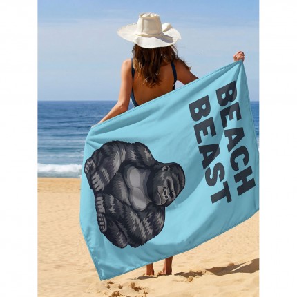 Serviettes de plage Beach Beast 90x170cm set de 2 Kare Design