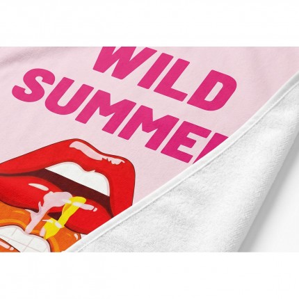 Serviettes de plage Wild Summer 90x170cm set de 2 Kare Design
