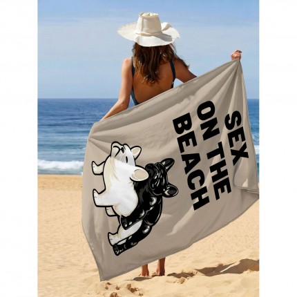 Serviettes de plage Sex on the Beach 90x170cm set de 2 Kare Design